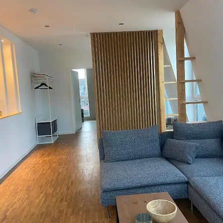 Zentrales Penthouse Mit Blick Auf Schwanenteich Apartament